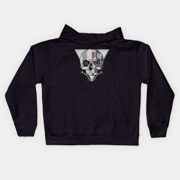 TECHNO SKULL Kids Hoodie by acid2fik